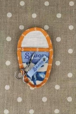 Etui Porte-ciseaux Toile De Jouy Bleue-orange - S 7 Etui Porte-ciseaux Toile De Jouy Bleue-orange - S -artisanat Soldes Magasin etui porte ciseaux toile de jouy bleue orange s 1