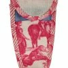 Etui Porte-ciseaux Toile De Jouy Rose - L
