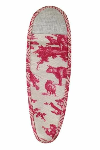 Etui Porte-ciseaux Toile De Jouy Rose - XL 2 Etui Porte-ciseaux Toile De Jouy Rose - XL – Image 2