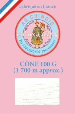 Fil à Bâtir Cône 1700m 100 - Blanc