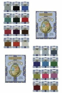 Fil à Broder Tonkin Boîte 12 Tons Anciens -artisanat Soldes Magasin fil a broder tonkin boite 12 tons anciens 5