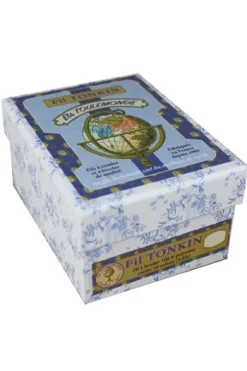 Fil à Broder Tonkin Boite Rangement 12 Cartes