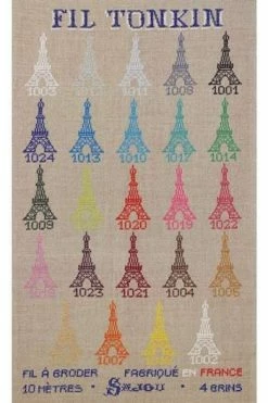 Fil à Broder Tonkin Cône 1001 Noir 8 Fil à Broder Tonkin Cône 1001 Noir -artisanat Soldes Magasin fil a broder tonkin cone 1001 noir 2