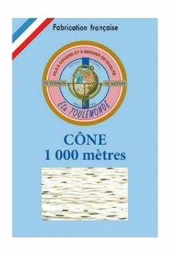 Fil à Broder Tonkin Cône 1002 Ecru