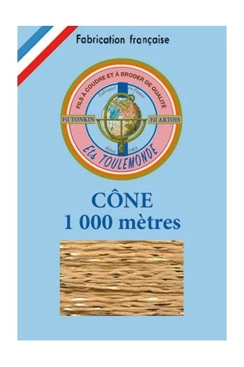 Fil à Broder Tonkin Cône 1006 Sable 1 Fil à Broder Tonkin Cône 1006 Sable