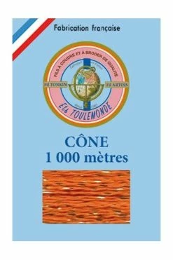 Fil à Broder Tonkin Cône 1007 Orange