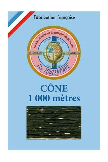 Fil à Broder Tonkin Cône 1009 Sapin 1 Fil à Broder Tonkin Cône 1009 Sapin