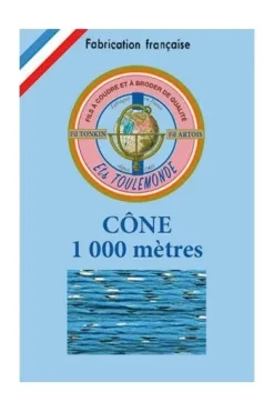 Fil à Broder Tonkin Cône 1010 Turquoise