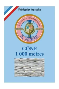 Fil à Broder Tonkin Cône 1012 Gris
