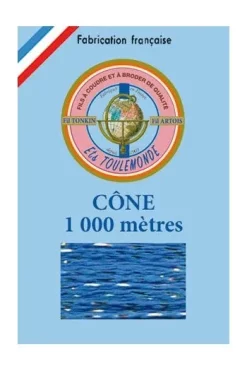 Fil à Broder Tonkin Cône 1013 Azur