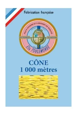 Fil à Broder Tonkin Cône 1016 Jaune