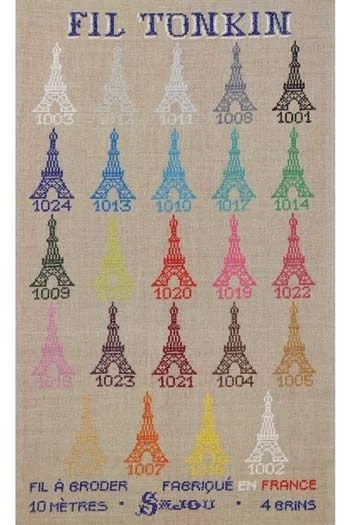 Fil à Broder Tonkin Cône 1022 Vieux Rose 4 Fil à Broder Tonkin Cône 1022 Vieux Rose – Image 4