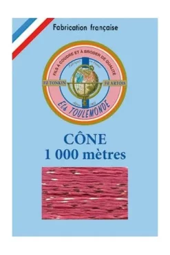 Fil à Broder Tonkin Cône 1022 Vieux Rose