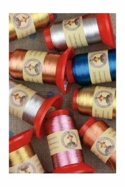 Fil à Coudre Métallisé N°40 Cône 105 - Chiné Or -artisanat Soldes Magasin fil a coudre metallise n40 cone 105 chine or 1