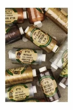 Fil à Coudre Métallisé N°40 Cône 113 - Dorure 12 Fil à Coudre Métallisé N°40 Cône 113 - Dorure -artisanat Soldes Magasin fil a coudre metallise n40 cone 113 dorure 4