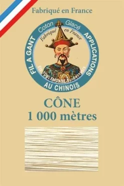 Fil à Gant Glacé Cône N°312 - Ecru