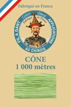 Fil à Gant Glacé Cône N°808 - Vert D'Eau