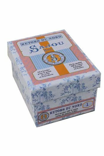 Fil Broderie Retors Du Nord Boîte 12 Tons Anciens 2 Fil Broderie Retors Du Nord Boîte 12 Tons Anciens – Image 2