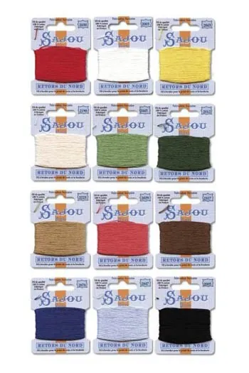 Fil Broderie Retors Du Nord Boîte 12 Tons Essentiels 1 Fil Broderie Retors Du Nord Boîte 12 Tons Essentiels