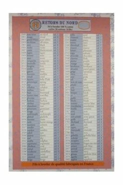 Fil Broderie Retors Du Nord Boîte Collection 96 Cartes 10 Fil Broderie Retors Du Nord Boîte Collection 96 Cartes -artisanat Soldes Magasin fil broderie retors du nord boite collection 96 cartes 4