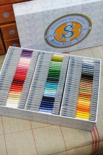 Fil Broderie Retors Du Nord Boîte Vide 96 Cartes 5 Fil Broderie Retors Du Nord Boîte Vide 96 Cartes – Image 5