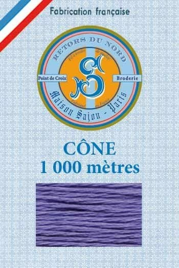 Fil Broderie Retors Du Nord Cône 2008 - Lupin 1 Fil Broderie Retors Du Nord Cône 2008 - Lupin