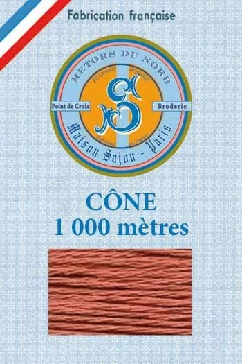 Fil Broderie Retors Du Nord Cône 2016 - Fauvette 1 Fil Broderie Retors Du Nord Cône 2016 - Fauvette