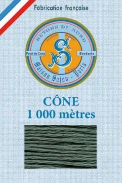 Fil Broderie Retors Du Nord Cône 2022 - Mélèze