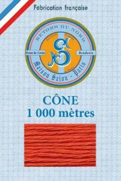 Fil Broderie Retors Du Nord Cône 2035 - Tuile