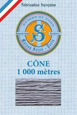 Fil Broderie Retors Du Nord Cône 2180 - Métal