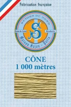 Fil Broderie Retors Du Nord Cône 2242 - Mastic