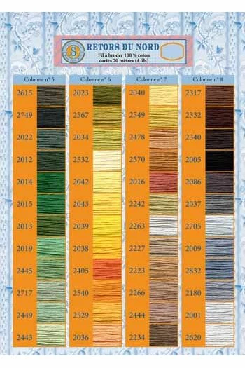 Fil Broderie Retors Du Nord Cône 2302 - Mauve 4 Fil Broderie Retors Du Nord Cône 2302 - Mauve – Image 4