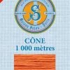 Fil Broderie Retors Du Nord Cône 2405 - Orange