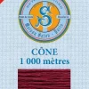Fil Broderie Retors Du Nord Cône 2409 - Bordeaux