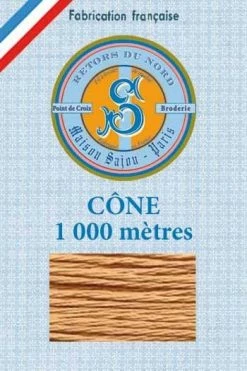 Fil Broderie Retors Du Nord Cône 2478 - Cuir