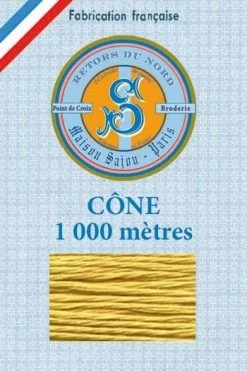 Fil Broderie Retors Du Nord Cône 2549 - Feuille