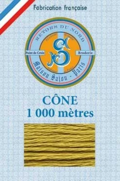 Fil Broderie Retors Du Nord Cône 2567 - Ocre