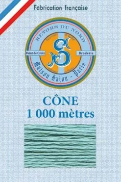 Fil Broderie Retors Du Nord Cône 2777 - Émeraude