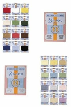 Fil Broderie Retors Du Nord Lot Boîtes 3 Et 4