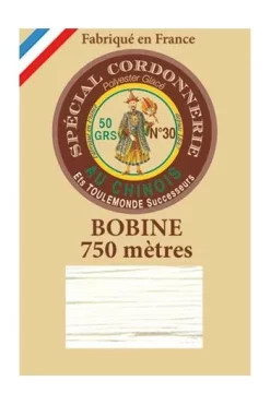 Fil Cordonnerie Glacé Bobine 105 - Ivoire