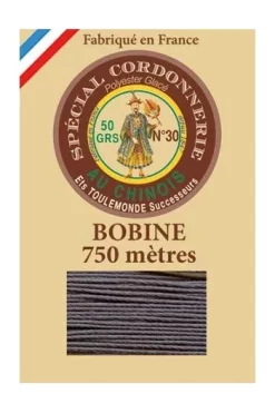 Fil Cordonnerie Glacé Bobine 170 - Gris