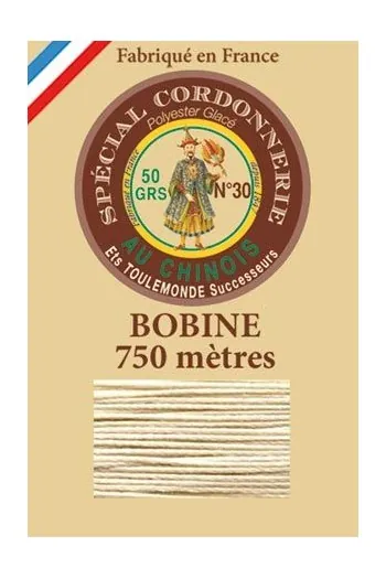 Fil Cordonnerie Glacé Bobine 308 - Lin 1 Fil Cordonnerie Glacé Bobine 308 - Lin
