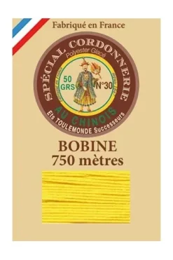 Fil Cordonnerie Glacé Bobine 350 - Jaune