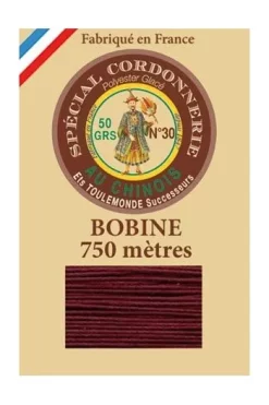 Fil Cordonnerie Glacé Bobine 453 - Bordeaux