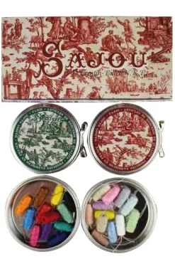 Fil Couture Cocons Assortiment Toile De Jouy