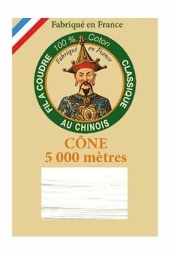 Fil De Coton Grand Cône 6100 Blanc