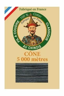 Fil De Coton Grand Cône 6172 Ardoise