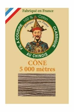 Fil De Coton Grand Cône 6252 Grège