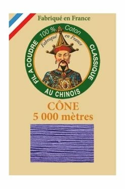 Fil De Coton Grand Cône 6613 Mauve Soutenu