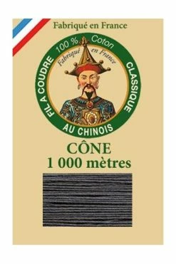 Fil De Coton Petit Cône 6155 Anthracite